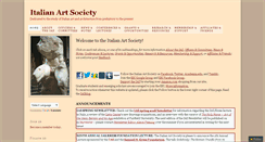 Desktop Screenshot of italianartsociety.org